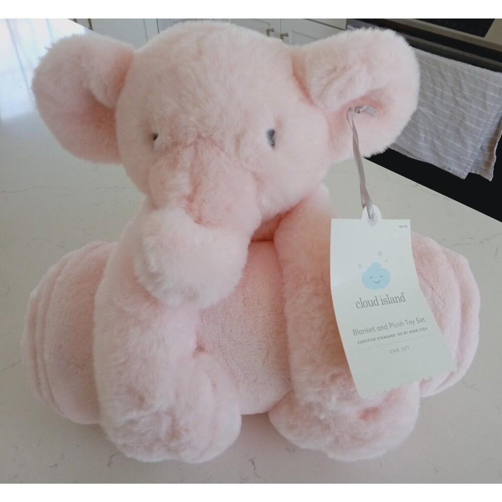 *NEW* Cloud Island Plush Elephant with Blanket